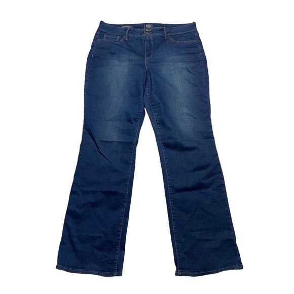 NYDJ Denim - NYDJ Not Your Daughter’s Jeans Marilyn Straight Leg Denim Designer Jeans Size 14